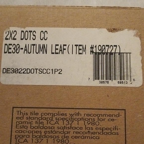 ⚜️ Vintage American O'Lean Ceramic Tile Inserts - Picture 8 of 9